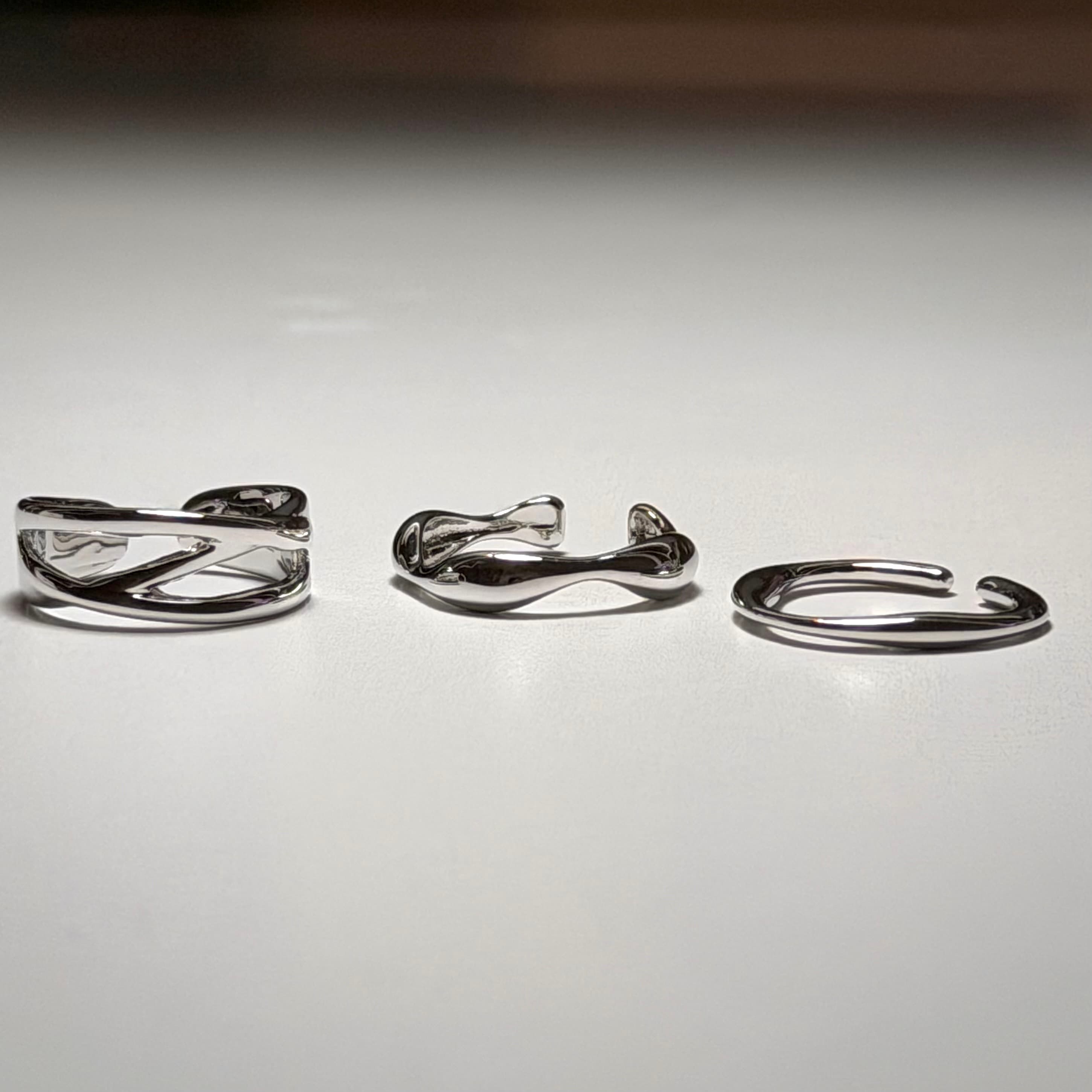 Artemes silver rings set