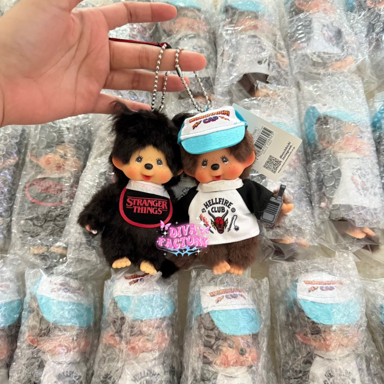 Monchhichii x Stranger things