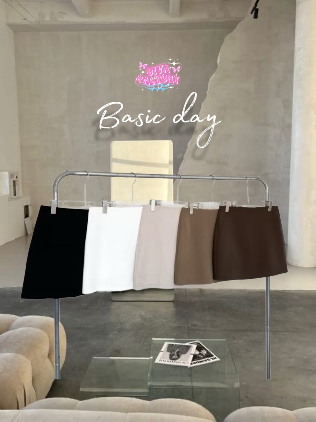 Basic day skirt